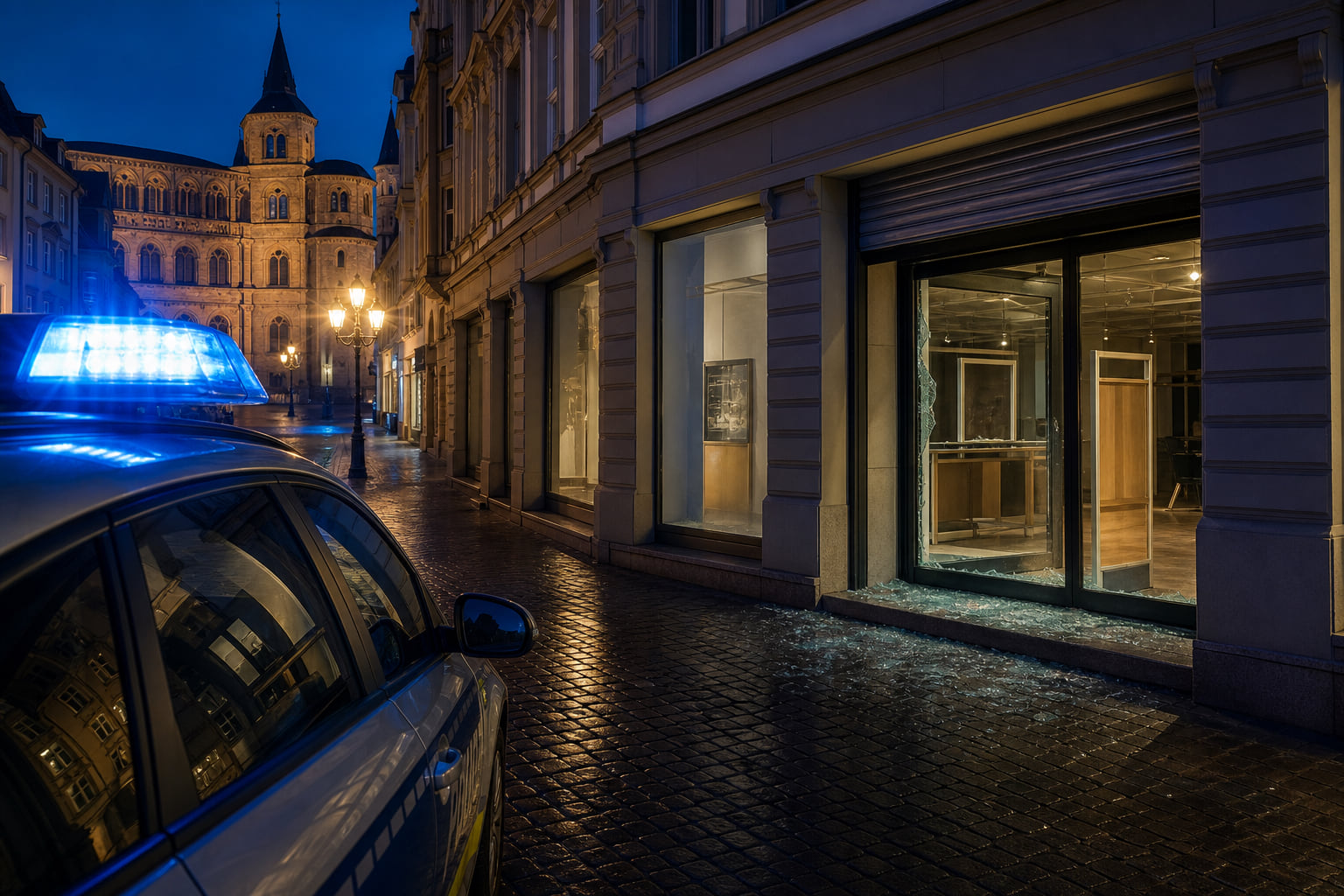 Einbruch bei Trierer Kaufhaus: Polizei sucht Zeugen