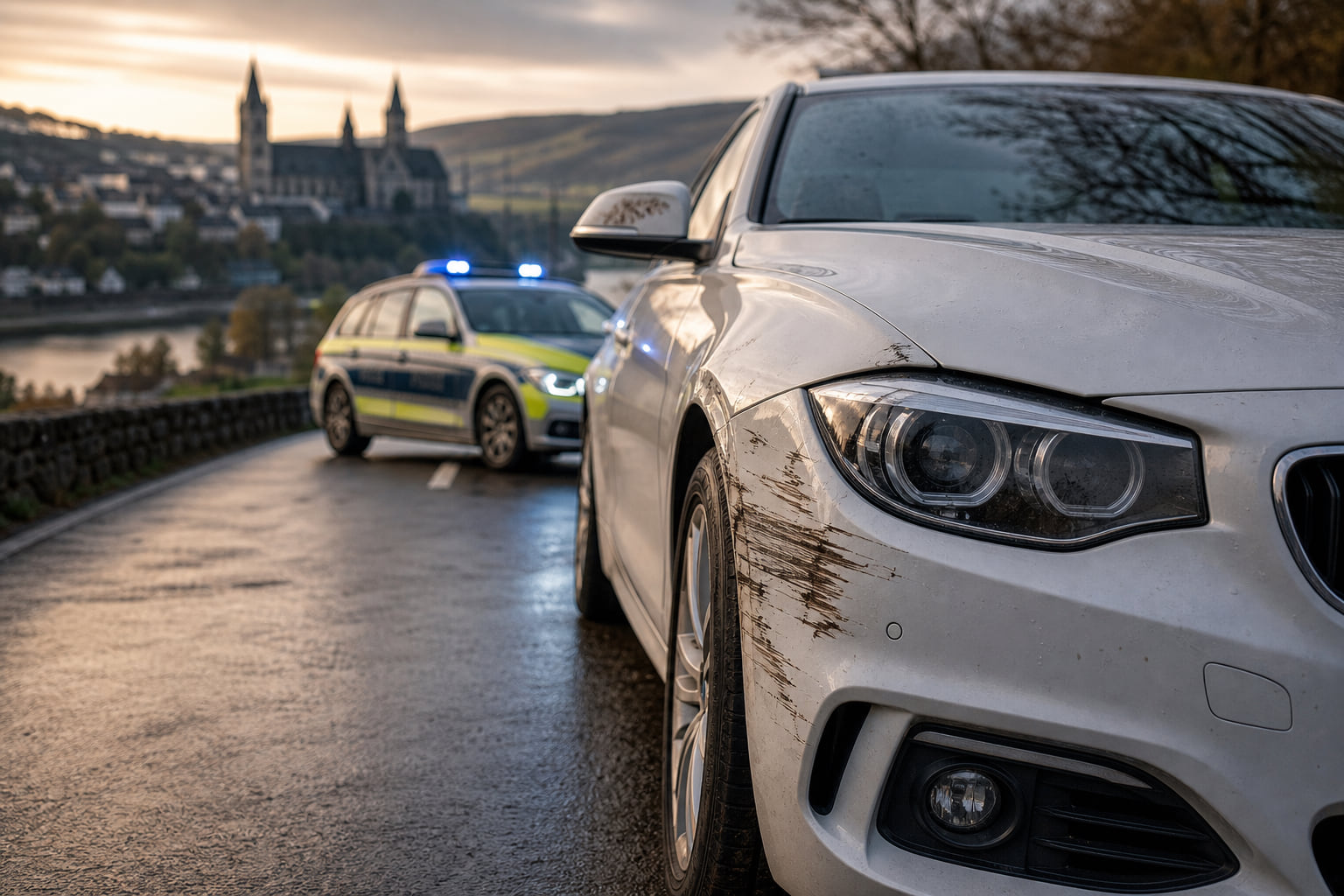 Unfallflucht in Idar: Weißer BMW beschädigt – Polizei sucht Zeugen