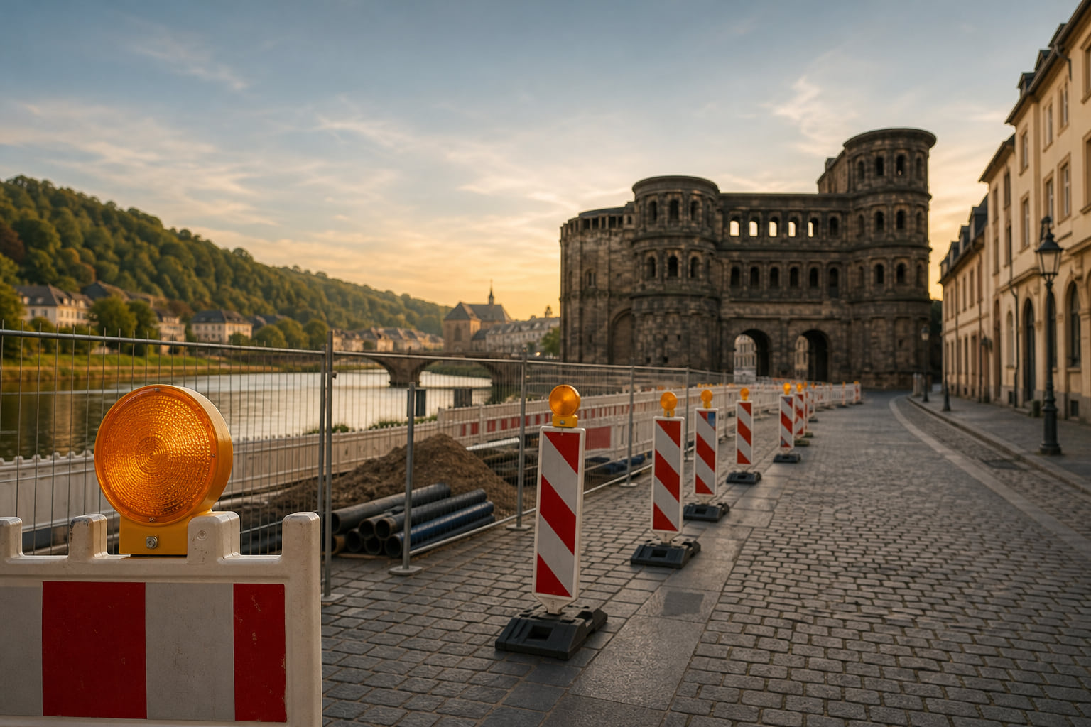 Baustellen in Trier: Eisenbahnstraße in Euren bis Freitag gesperrt