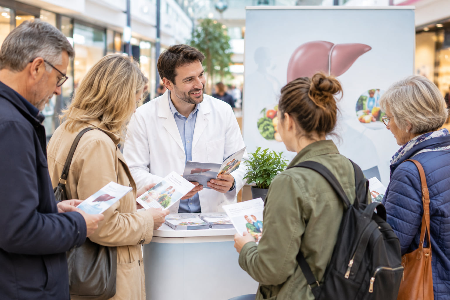 Lebergesundheit im Fokus: Trier Galerie wird zum Info-Punkt