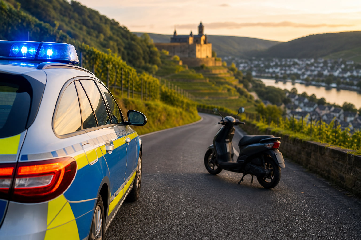 Unfallflucht in Plein: Polizei sucht Zeugen nach Zusammenstoß mit Motorroller