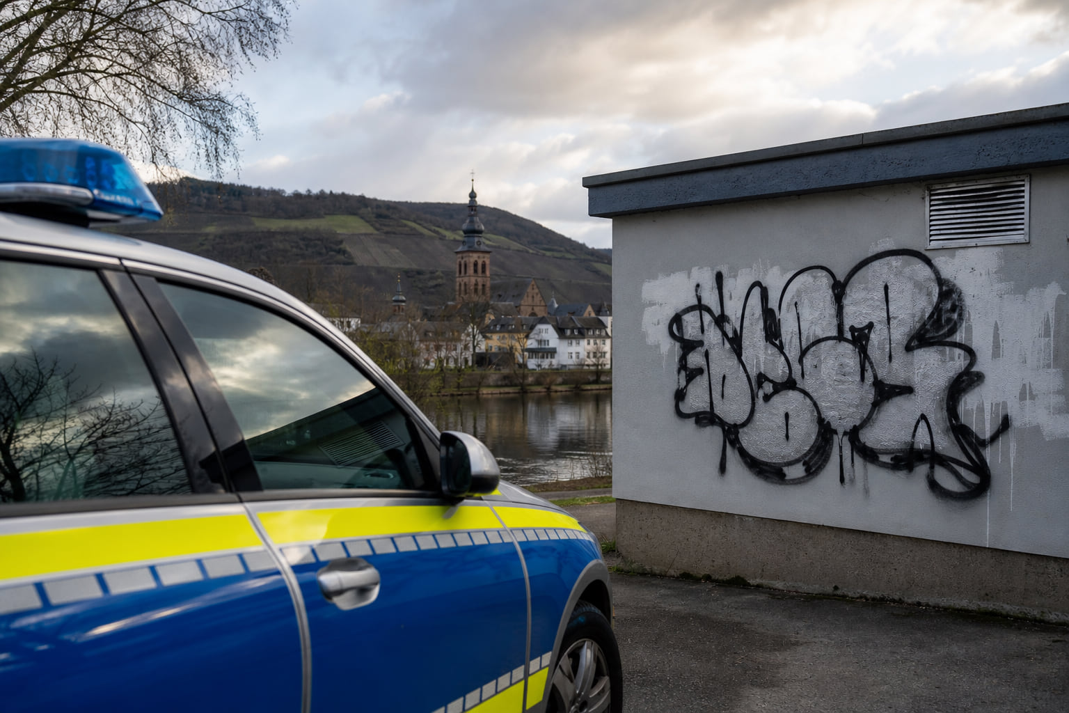 Beleidigendes Graffiti in Wittlich-Wengerohr: Polizei sucht Zeugen