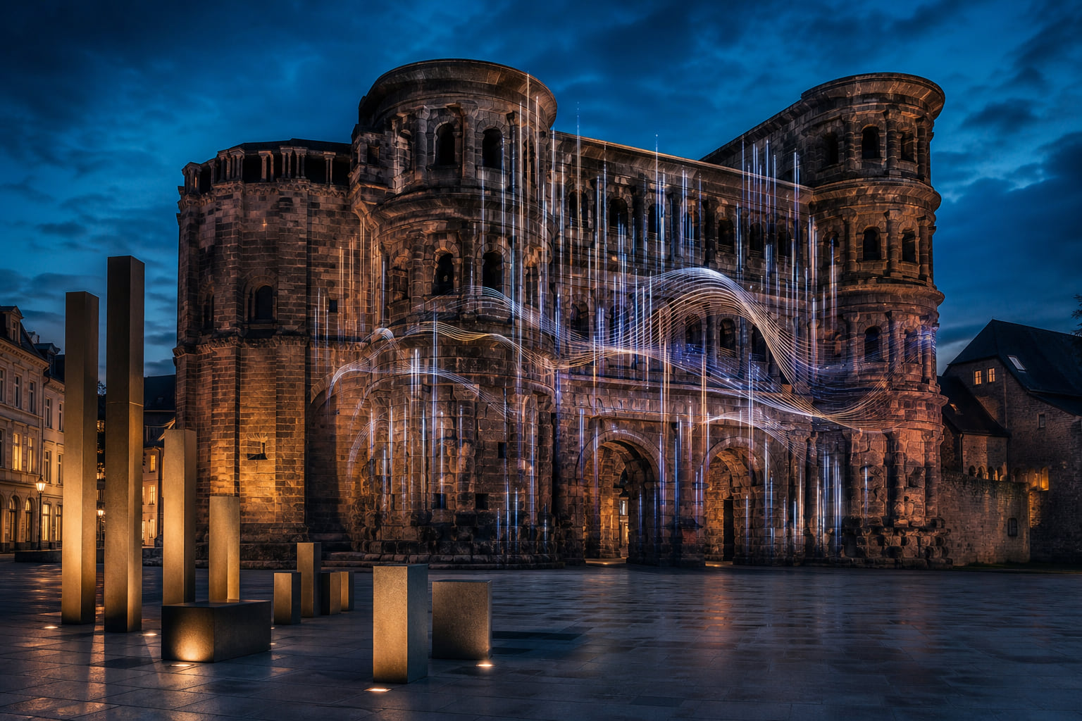 Klang trifft Stein: Die Porta Nigra wird zur Installation