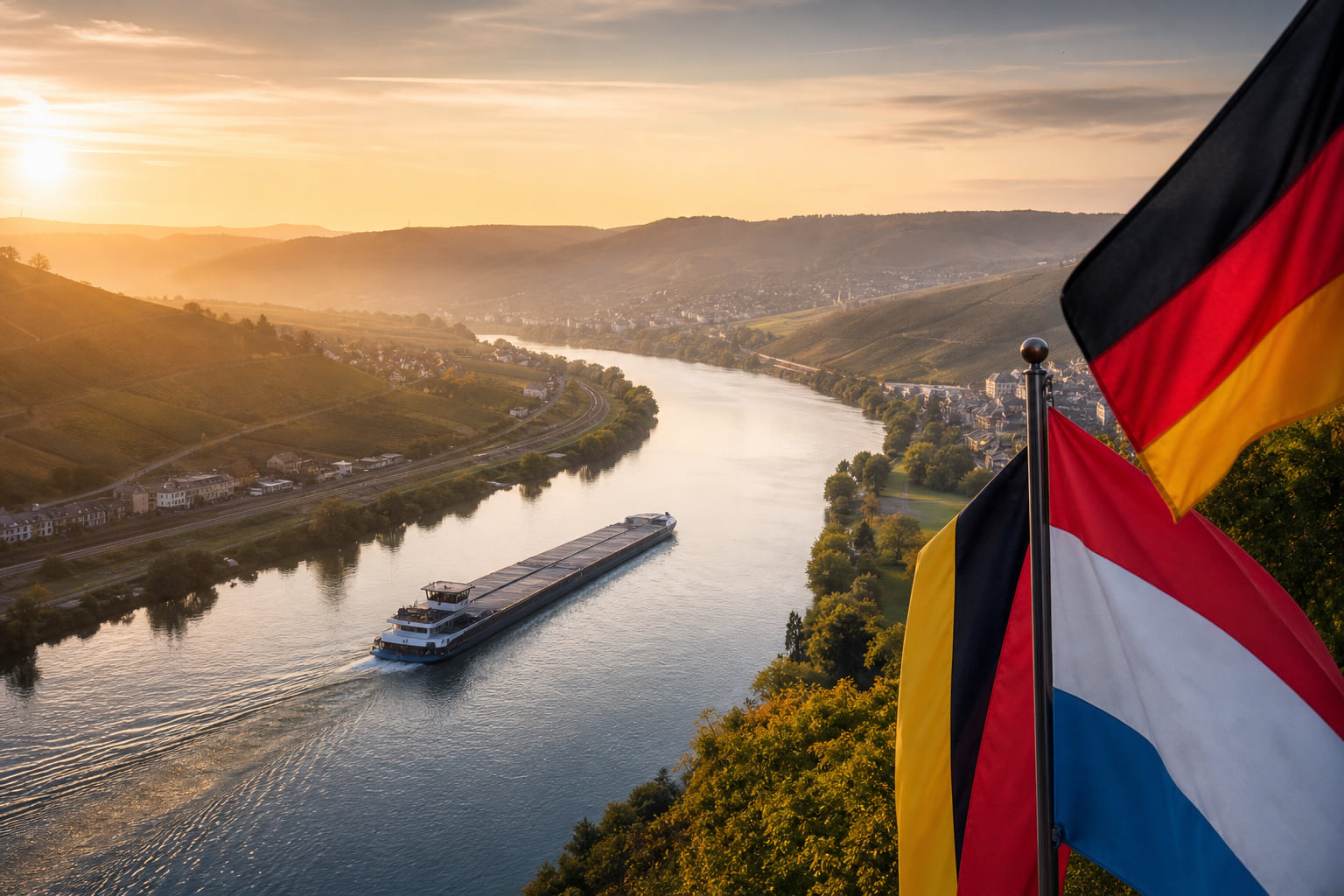 Die Mosel als Lebensader: Schifffahrt und Zusammenarbeit im Dreiländereck