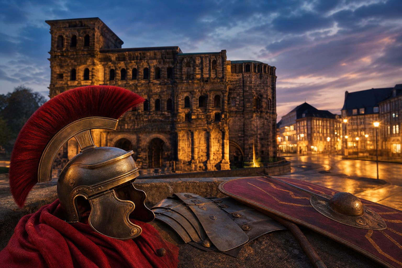 Zeitreise an der Porta Nigra: Ein Zenturio erzählt seine Geschichte