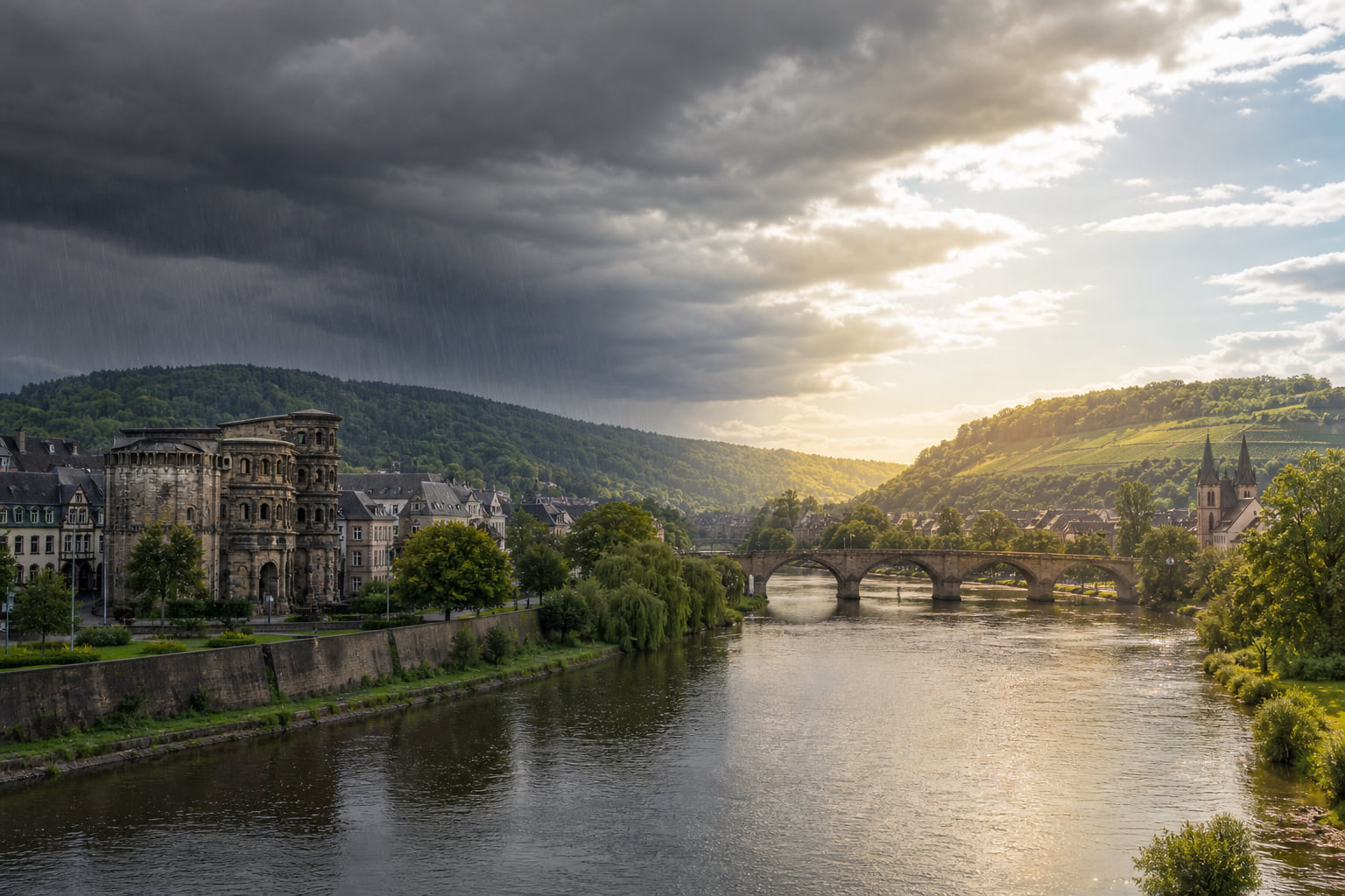 Wetter in Trier: Grauer Wochenstart weicht freundlicheren Tagen