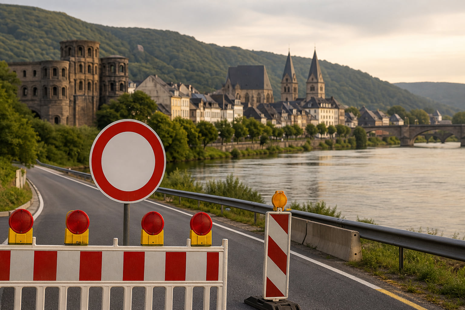 Moseluferstraße an zwei Wochenenden Richtung Konz gesperrt