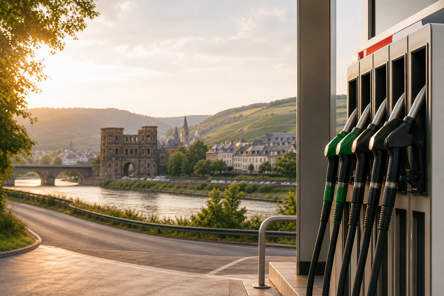 Benzin und Diesel: Was Tanken an der Grenze zu Luxemburg heute kostet